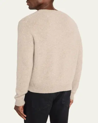 Zegna Men's Cashmere Crewneck Sweater | Thumbnail 3 Zegna Men's Cashmere Crewneck Sweater | Thumbnail 3
