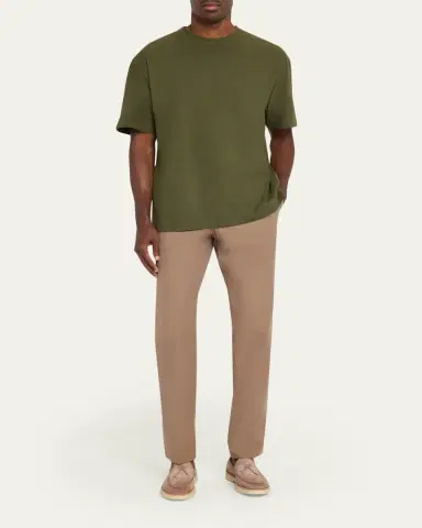 Massimo Alba Men's Brushed Garment Dyed T-Shirt | Thumbnail 2 Massimo Alba Men's Brushed Garment Dyed T-Shirt | Thumbnail 2