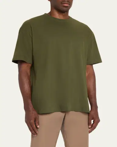Massimo Alba Men's Brushed Garment Dyed T-Shirt | Thumbnail 4 Massimo Alba Men's Brushed Garment Dyed T-Shirt | Thumbnail 4