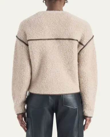 Altuzarra Irving Single-Breasted Alpaca Boucle Jacket | Thumbnail 3 Altuzarra Irving Single-Breasted Alpaca Boucle Jacket | Thumbnail 3