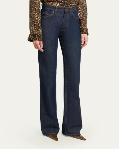 Saint Laurent '70s High-Rise Jeans | Thumbnail 4 Saint Laurent '70s High-Rise Jeans | Thumbnail 4
