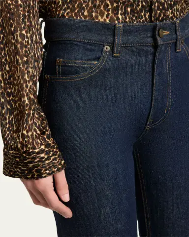 Saint Laurent '70s High-Rise Jeans | Thumbnail 5 Saint Laurent '70s High-Rise Jeans | Thumbnail 5