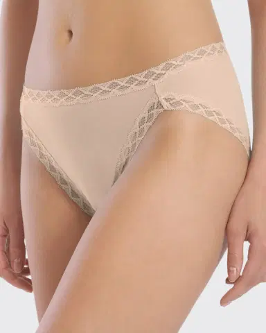 Natori Bliss French Cut Lace Trimmed Briefs | Thumbnail 2 Natori Bliss French Cut Lace Trimmed Briefs | Thumbnail 2