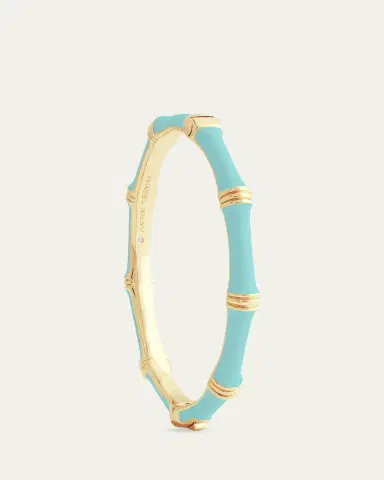 Anabel Aram Jewelry Bamboo Enameled Hinged Bangle | Thumbnail 2 Anabel Aram Jewelry Bamboo Enameled Hinged Bangle | Thumbnail 2