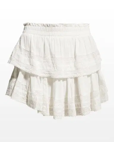 LoveShackFancy Ruffle Mini Skirt | Thumbnail 2 LoveShackFancy Ruffle Mini Skirt | Thumbnail 2