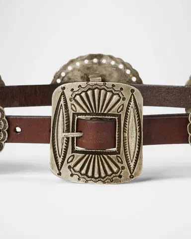 Polo Ralph Lauren Western Buckle Leather Belt | Thumbnail 2 Polo Ralph Lauren Western Buckle Leather Belt | Thumbnail 2