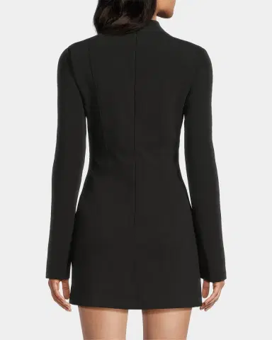 BLACK HALO Kenna Stretch-Crepe Mini Dress | Thumbnail 3 BLACK HALO Kenna Stretch-Crepe Mini Dress | Thumbnail 3