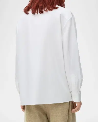 Loewe Men's Anagram Cotton Button-Down Shirt | Thumbnail 3 Loewe Men's Anagram Cotton Button-Down Shirt | Thumbnail 3