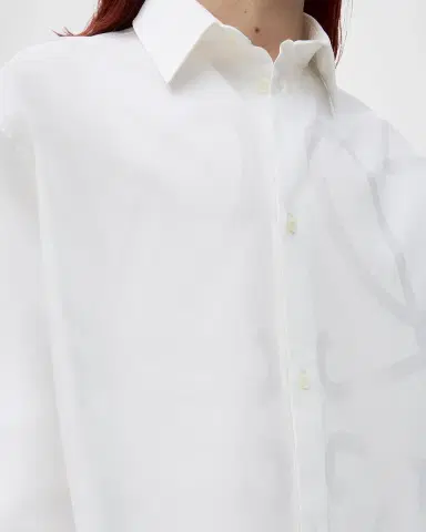 Loewe Men's Anagram Cotton Button-Down Shirt | Thumbnail 5 Loewe Men's Anagram Cotton Button-Down Shirt | Thumbnail 5