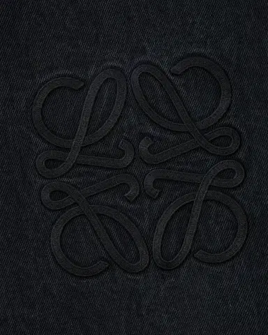 Loewe Men's Anagram-Embroidered Baggy Jeans | Thumbnail 3 Loewe Men's Anagram-Embroidered Baggy Jeans | Thumbnail 3