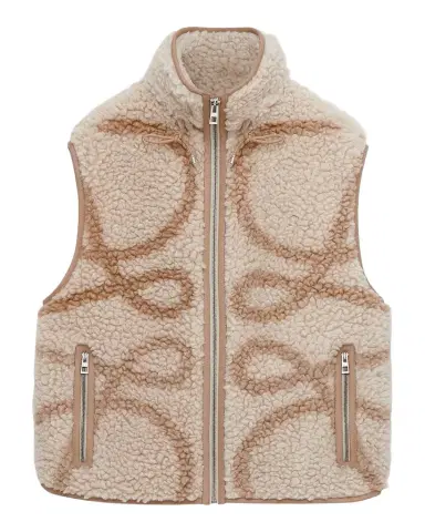 Loewe Men's Anagram Sherpa Vest | Thumbnail 1 Loewe Men's Anagram Sherpa Vest | Thumbnail 1