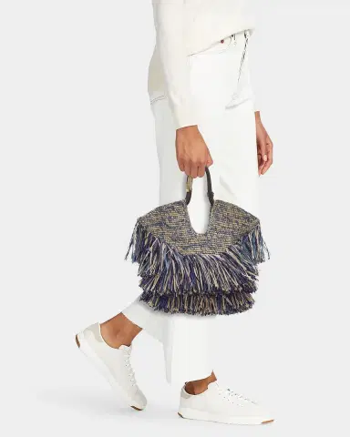 Zimmermann Goldentime Small Fringed Tote Bag | Thumbnail 2 Zimmermann Goldentime Small Fringed Tote Bag | Thumbnail 2