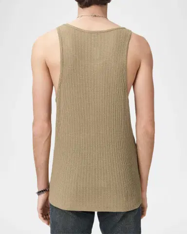 JOHN VARVATOS Men's Marcy Textured Tank Top | Thumbnail 3 JOHN VARVATOS Men's Marcy Textured Tank Top | Thumbnail 3