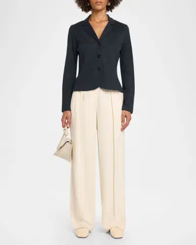 MAJESTIC FILATURES Stretch Linen Single-Breasted Blazer | Thumbnail 2 MAJESTIC FILATURES Stretch Linen Single-Breasted Blazer | Thumbnail 2