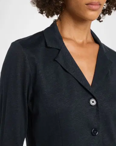 MAJESTIC FILATURES Stretch Linen Single-Breasted Blazer | Thumbnail 5 MAJESTIC FILATURES Stretch Linen Single-Breasted Blazer | Thumbnail 5