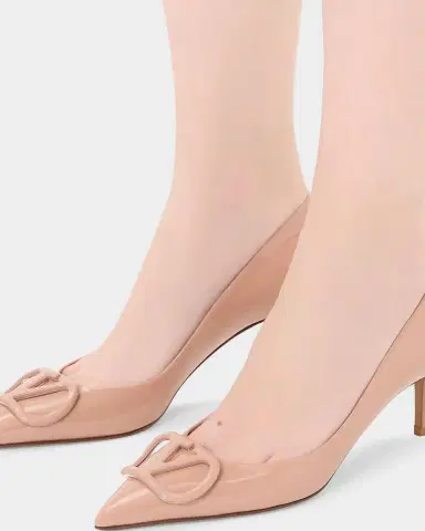 Valentino Garavani VLogo 60MM Patent Leather Pumps | Thumbnail 2 Valentino Garavani VLogo 60MM Patent Leather Pumps | Thumbnail 2