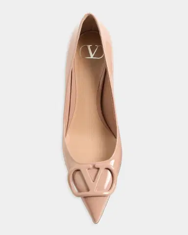 Valentino Garavani VLogo 60MM Patent Leather Pumps | Thumbnail 5 Valentino Garavani VLogo 60MM Patent Leather Pumps | Thumbnail 5