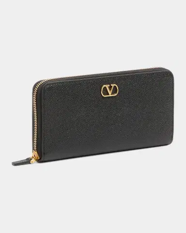 Valentino Garavani V-Logo Signature Leather Long Wallet | Thumbnail 2 Valentino Garavani V-Logo Signature Leather Long Wallet | Thumbnail 2