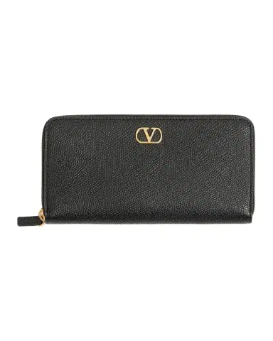 Valentino Garavani V-Logo Signature Leather Long Wallet | Thumbnail 1 Valentino Garavani V-Logo Signature Leather Long Wallet | Thumbnail 1