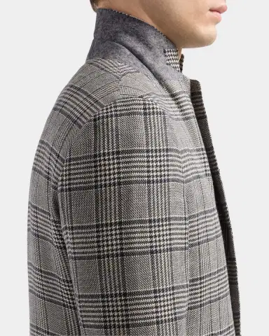 Kiton Men's Plaid Cashmere Sport Coat | Thumbnail 7 Kiton Men's Plaid Cashmere Sport Coat | Thumbnail 7