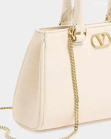 Valentino Garavani Mini VLogo Signature Leather Top Handle Bag | Thumbnail 4 Valentino Garavani Mini VLogo Signature Leather Top Handle Bag | Thumbnail 4