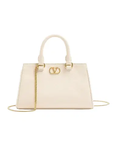 Valentino Garavani Mini VLogo Signature Leather Top Handle Bag | Thumbnail 1 Valentino Garavani Mini VLogo Signature Leather Top Handle Bag | Thumbnail 1