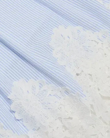 Generation Love Juniper Lace-Trimmed Seersucker Midi Dress | Thumbnail 6 Generation Love Juniper Lace-Trimmed Seersucker Midi Dress | Thumbnail 6