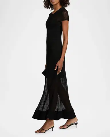 Jason Wu Collection Sheer Mesh Sheath Maxi Dress | Thumbnail 7 Jason Wu Collection Sheer Mesh Sheath Maxi Dress | Thumbnail 7