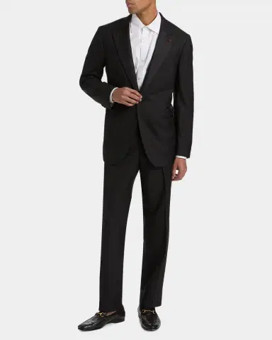 Isaia Men 's Wool Single-Breasted Suit | Thumbnail 2 Isaia Men 's Wool Single-Breasted Suit | Thumbnail 2