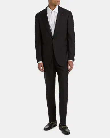 Isaia Men 's Wool Single-Breasted Suit | Thumbnail 4 Isaia Men 's Wool Single-Breasted Suit | Thumbnail 4