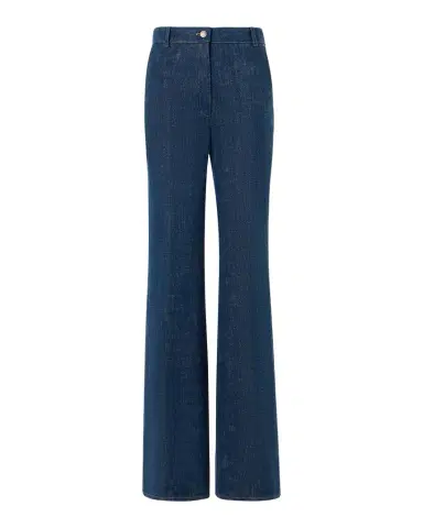 Akris punto Celia Denim Winter Pants | Thumbnail 1 Akris punto Celia Denim Winter Pants | Thumbnail 1