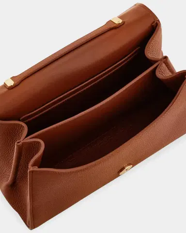 Ferragamo Double Gancini Leather Top Handle Bag | Thumbnail 4 Ferragamo Double Gancini Leather Top Handle Bag | Thumbnail 4
