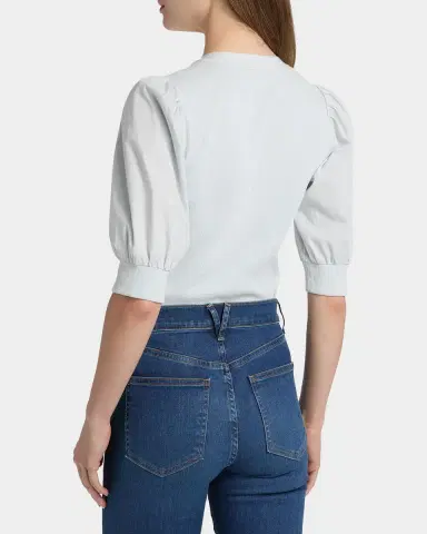Veronica Beard Coralee Cotton Top | Thumbnail 3 Veronica Beard Coralee Cotton Top | Thumbnail 3