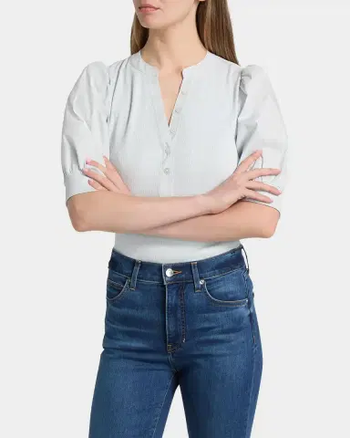 Veronica Beard Coralee Cotton Top | Thumbnail 4 Veronica Beard Coralee Cotton Top | Thumbnail 4