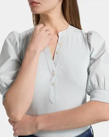 Veronica Beard Coralee Cotton Top | Thumbnail 5 Veronica Beard Coralee Cotton Top | Thumbnail 5