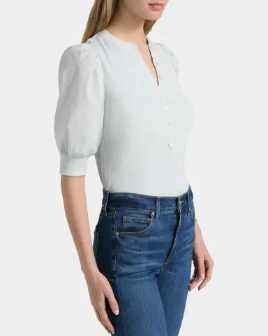Veronica Beard Coralee Cotton Top | Thumbnail 6 Veronica Beard Coralee Cotton Top | Thumbnail 6