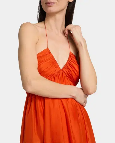 Zimmermann Mahon Silk Halter Midi Dress | Thumbnail 5 Zimmermann Mahon Silk Halter Midi Dress | Thumbnail 5