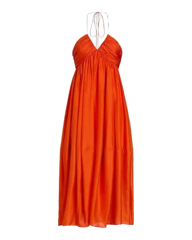 Zimmermann Mahon Silk Halter Midi Dress | Thumbnail 1 Zimmermann Mahon Silk Halter Midi Dress | Thumbnail 1