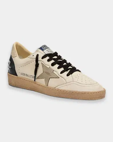 Golden Goose Men 's Ball Star Leather Low-Top Sneakers | Thumbnail 2 Golden Goose Men 's Ball Star Leather Low-Top Sneakers | Thumbnail 2