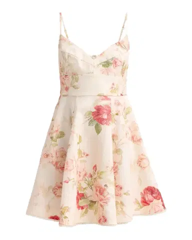 Zimmermann Roselight Picnic Floral Mini Dress | Thumbnail 1 Zimmermann Roselight Picnic Floral Mini Dress | Thumbnail 1