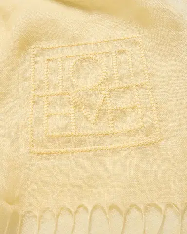 TOTEME Monogram Linen Sarong | Thumbnail 3 TOTEME Monogram Linen Sarong | Thumbnail 3