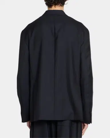 Officine Generale Men 's Merrick Wool-Cashmere-Silk Double-Breasted Blazer | Thumbnail 3 Officine Generale Men 's Merrick Wool-Cashmere-Silk Double-Breasted Blazer | Thumbnail 3