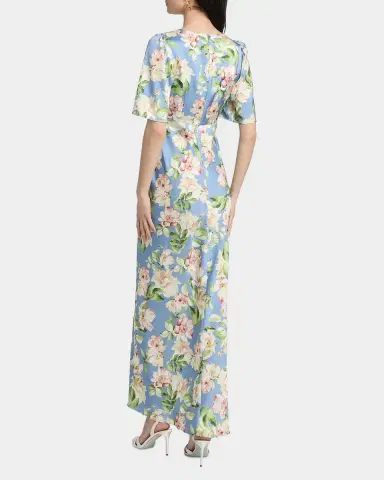 SACHIN BABI Sabette Floral-Print Satin Maxi Dress | Thumbnail 3 SACHIN BABI Sabette Floral-Print Satin Maxi Dress | Thumbnail 3