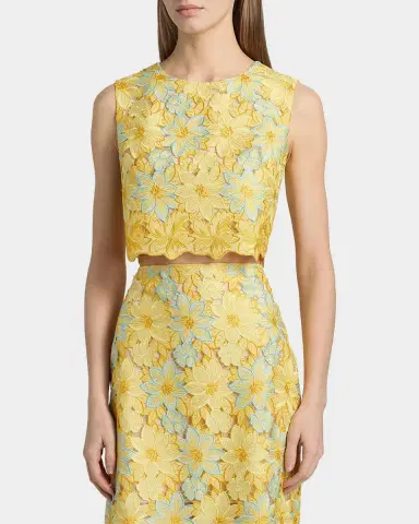 Milly Alina Lace Sleeveless Top | Thumbnail 4 Milly Alina Lace Sleeveless Top | Thumbnail 4