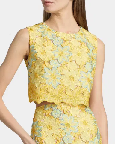 Milly Alina Lace Sleeveless Top | Thumbnail 5 Milly Alina Lace Sleeveless Top | Thumbnail 5