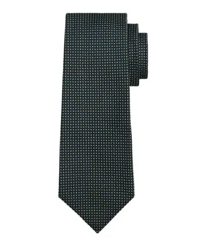 Kiton Men's Woven Micro-Geometric Silk Seven-Fold Tie | Thumbnail 1 Kiton Men's Woven Micro-Geometric Silk Seven-Fold Tie | Thumbnail 1