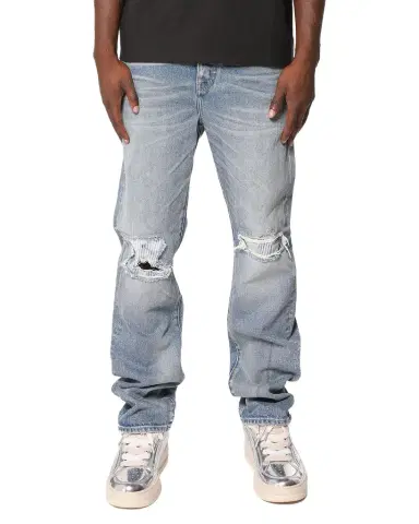 PURPLE Men's Sun-Faded Straight-Leg Jeans | Thumbnail 1 PURPLE Men's Sun-Faded Straight-Leg Jeans | Thumbnail 1
