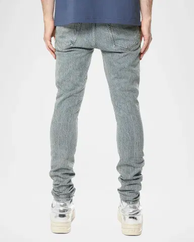 PURPLE Men's Two-Tone Skinny Jeans | Thumbnail 2 PURPLE Men's Two-Tone Skinny Jeans | Thumbnail 2