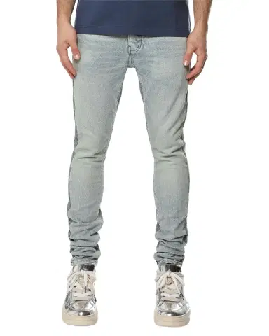 PURPLE Men's Two-Tone Skinny Jeans | Thumbnail 1 PURPLE Men's Two-Tone Skinny Jeans | Thumbnail 1