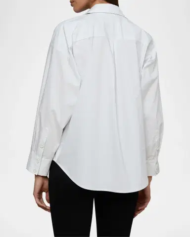 L'AGENCE Rylie Relaxed Button-Front Shirt | Thumbnail 3 L'AGENCE Rylie Relaxed Button-Front Shirt | Thumbnail 3